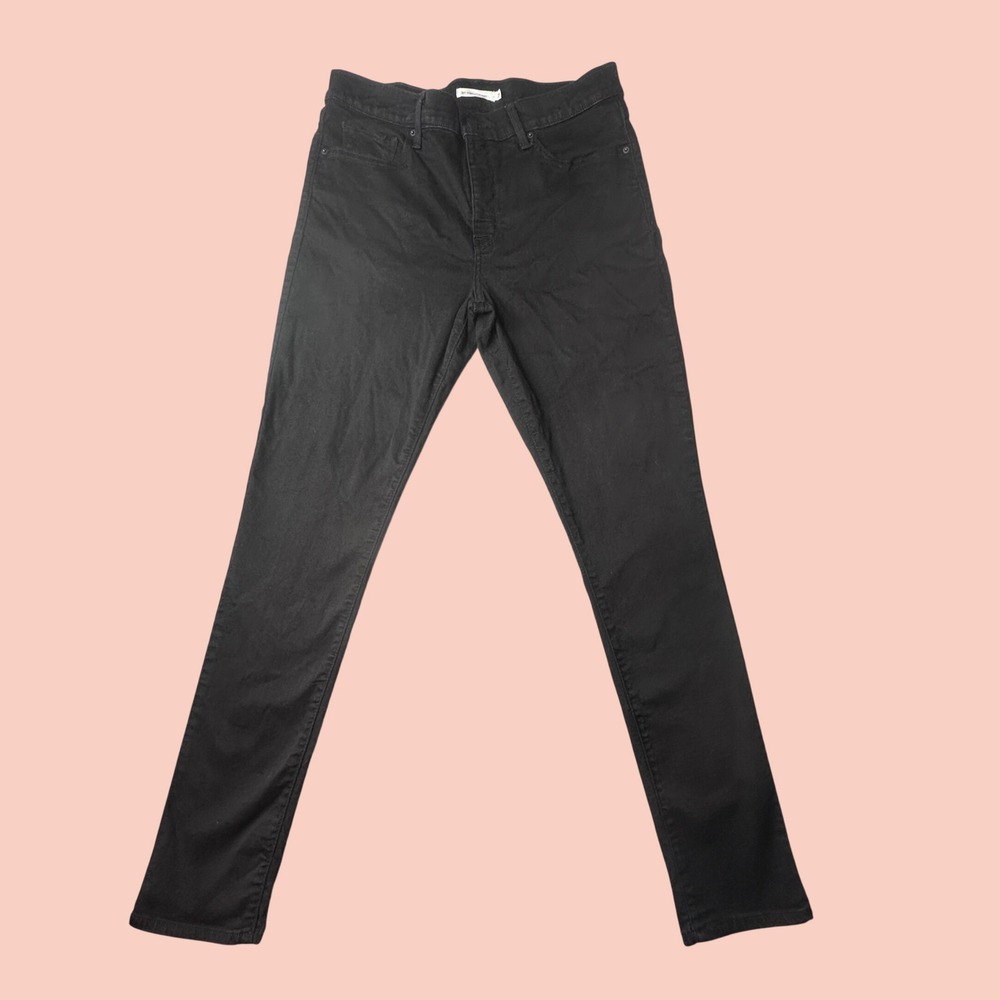Levi's 311 Jeans Womens 31 Black Shaping Skinny Mid Rise Stretch Denim Pants